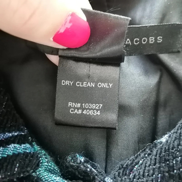 Marc by Marc Jacobs Corduroy Tapestry Cropped Blazer Jacket Floral Jacquard M - Picture 13 of 16